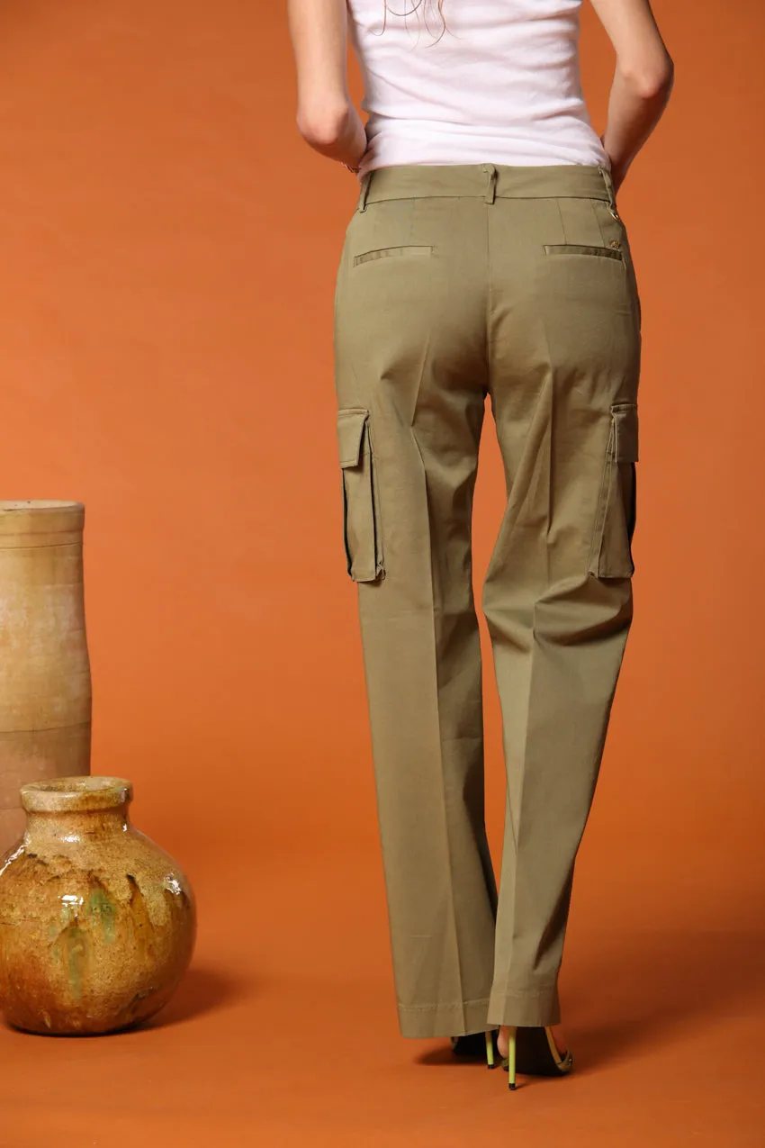 Victoria Cargo Pants women's in modal Straight Fit