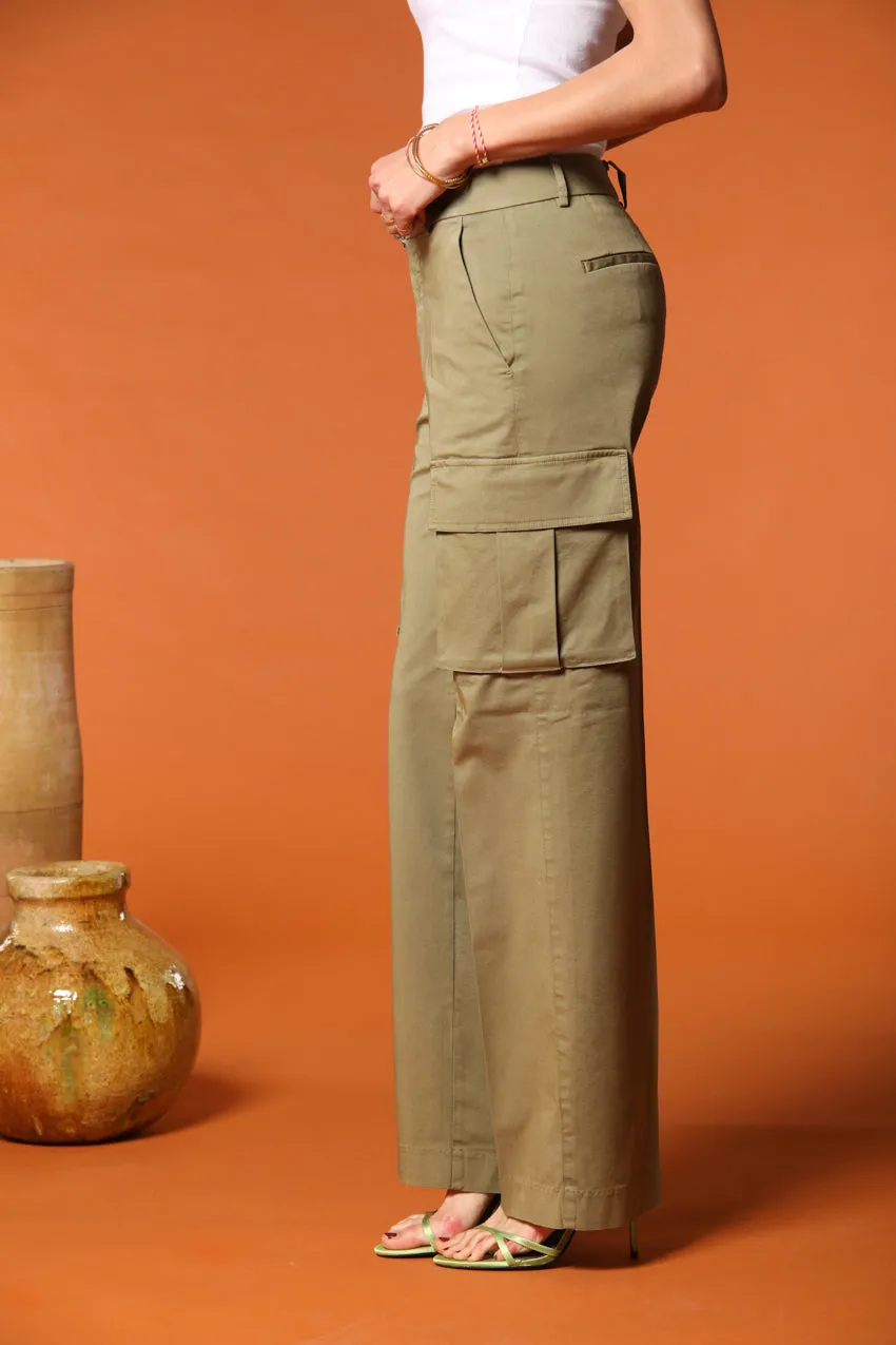 Victoria Cargo Pants women's in modal Straight Fit