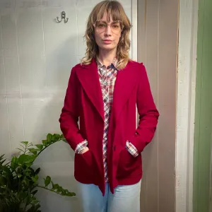Vintage 70s 80s The White Rose corduroy blazer jacket // size small medium (HT23127)