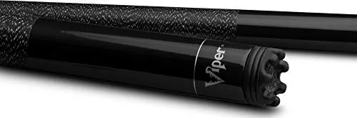 Viper Jump Shot/Break 58" 3-Piece Billiard/Pool Cue, Black, 21 Ounce