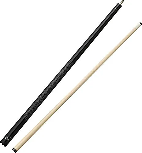 Viper Jump Shot/Break 58" 3-Piece Billiard/Pool Cue, Black, 21 Ounce