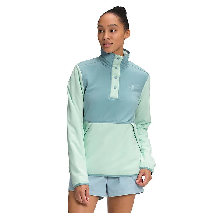 Women's The North Face | Mountain Sweatshirt Pullover | Blue and Jade