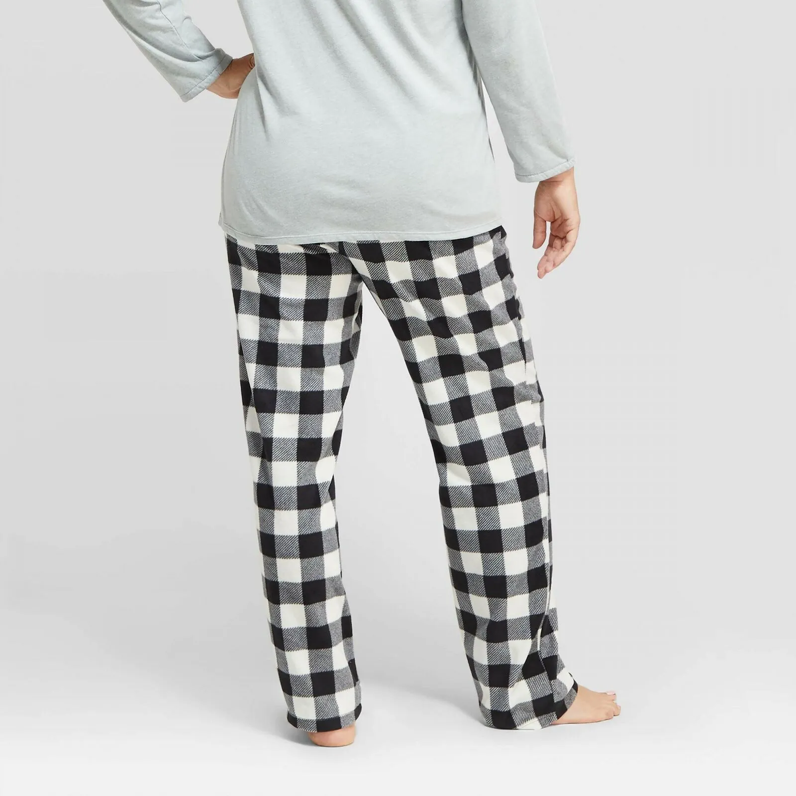 Wondershop Women's Holiday Buffalo Check Fleece Pajama Pants